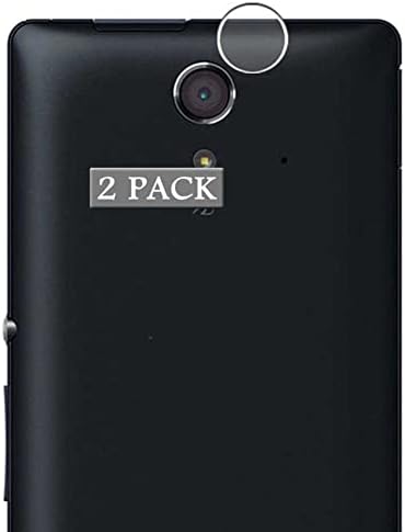 מגן סרטים של Vaxson 2-Pack, התואם ל- Sony Xperia UL Sol22 Au מדבקת עדשת מצלמה אחורית [לא מגני מסך זכוכית מזג]